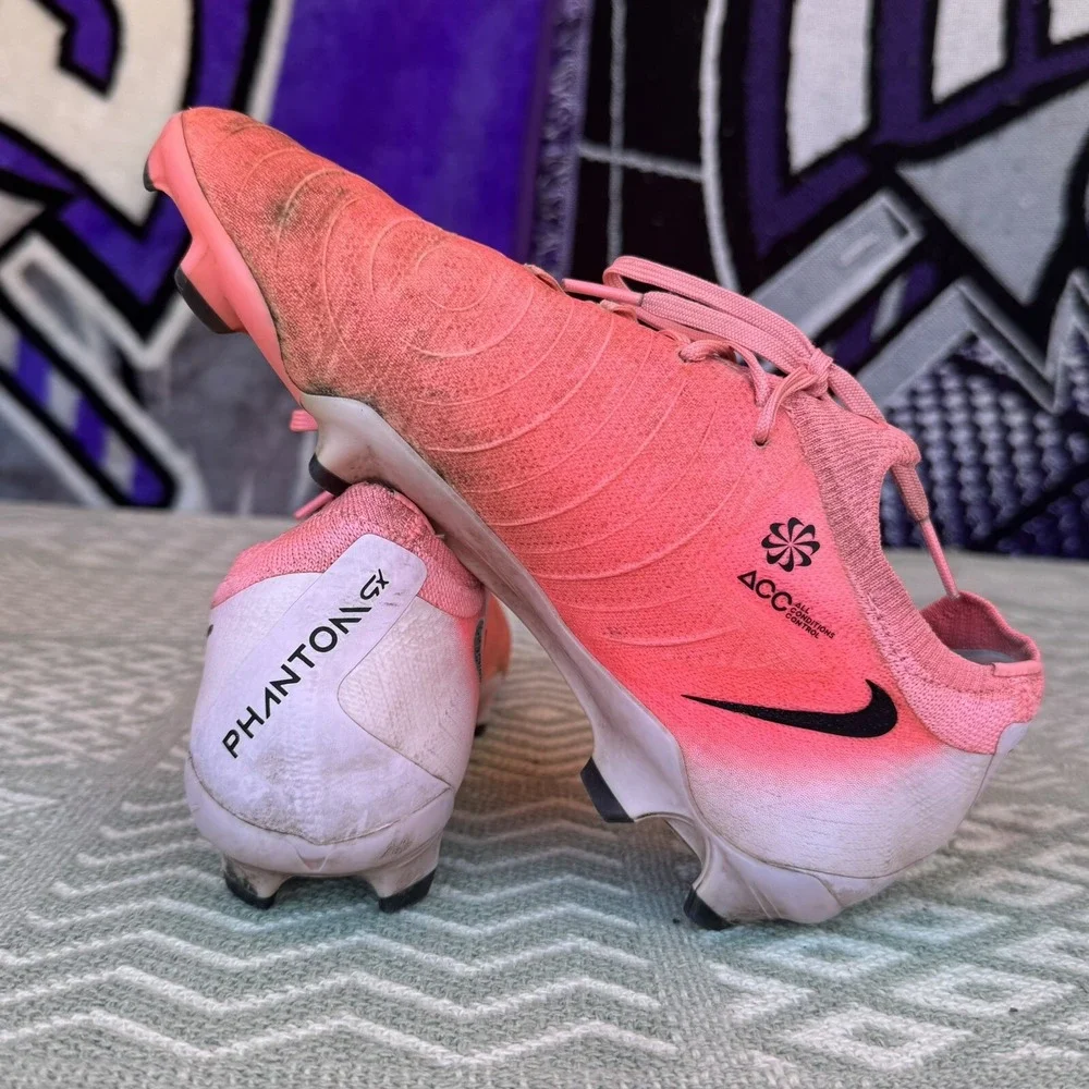 Size‎ 5 - Nike Phantom GX II PRO Soccer Cleats Shoes Pink FJ2563-600 Mens